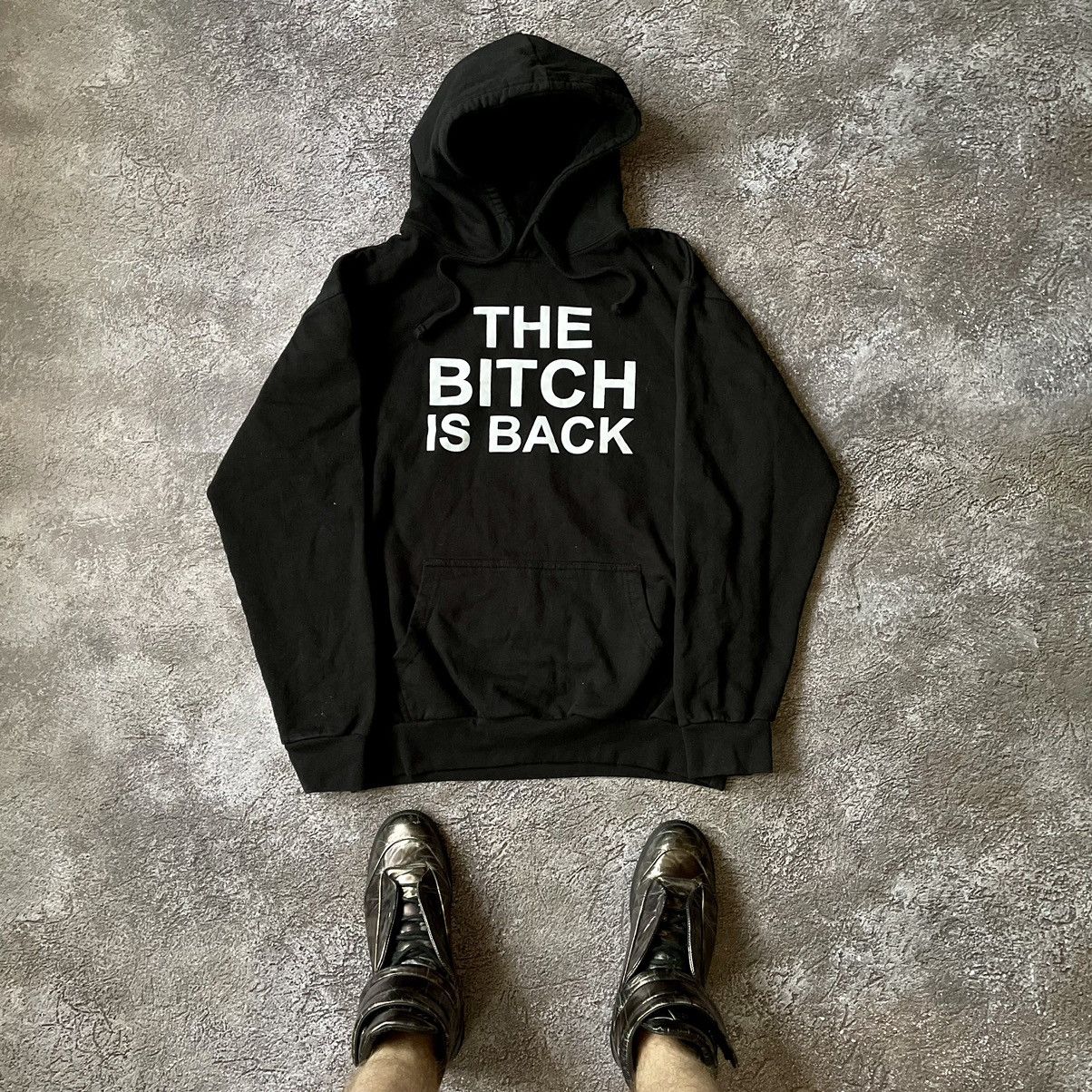 Vintage Vintage Y2K Graphic Hoodie Black The Bitch Is Back Rave M Size US M / EU 48-50 / 2 - 1 Thumbnail