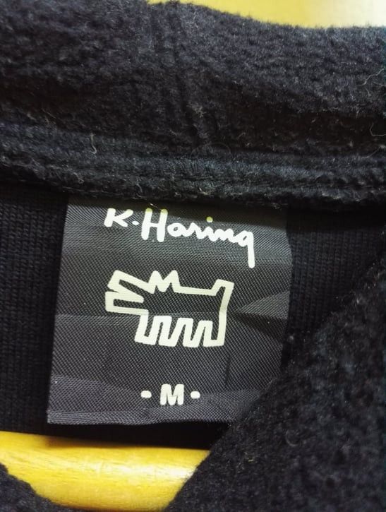Keith Haring Rare🔥 KEITH HARING CITY CYCLES Hoodie Fleece (c30) Size US M / EU 48-50 / 2 - 6 Thumbnail