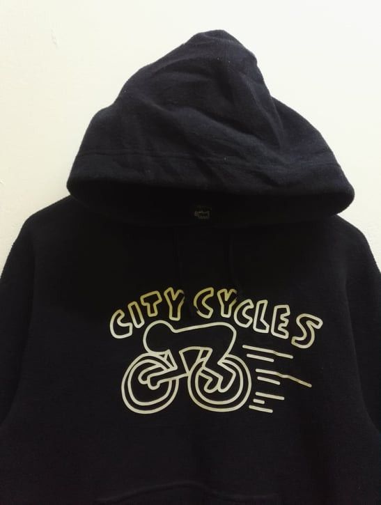 Keith Haring Rare🔥 KEITH HARING CITY CYCLES Hoodie Fleece (c30) Size US M / EU 48-50 / 2 - 2 Thumbnail