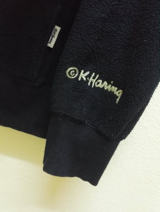 Keith Haring Rare🔥 KEITH HARING CITY CYCLES Hoodie Fleece (c30) Size US M / EU 48-50 / 2 - 4 Thumbnail