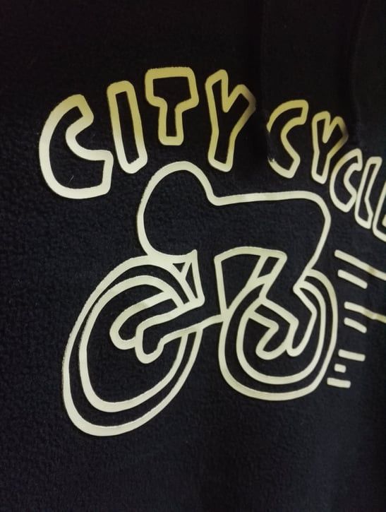 Keith Haring Rare🔥 KEITH HARING CITY CYCLES Hoodie Fleece (c30) Size US M / EU 48-50 / 2 - 3 Thumbnail