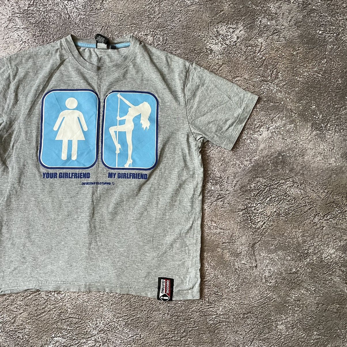 Vintage Vintage Y2K ADULT “ your girlfriend porno “ Buymypiece Tee Size US M / EU 48-50 / 2 - 3 Thumbnail