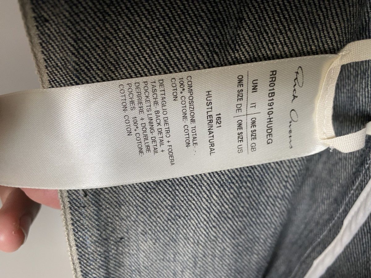 Rick Owens *RARE*Rick Owens Peter denim patchwork cloak onesize Size US M / EU 48-50 / 2 - 12 Thumbnail