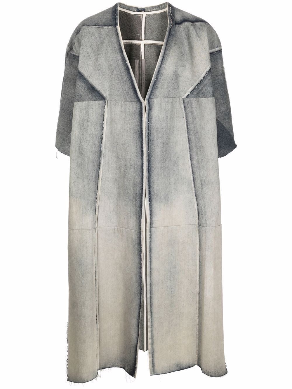 Rick Owens *RARE*Rick Owens Peter denim patchwork cloak onesize Size US M / EU 48-50 / 2 - 2 Thumbnail