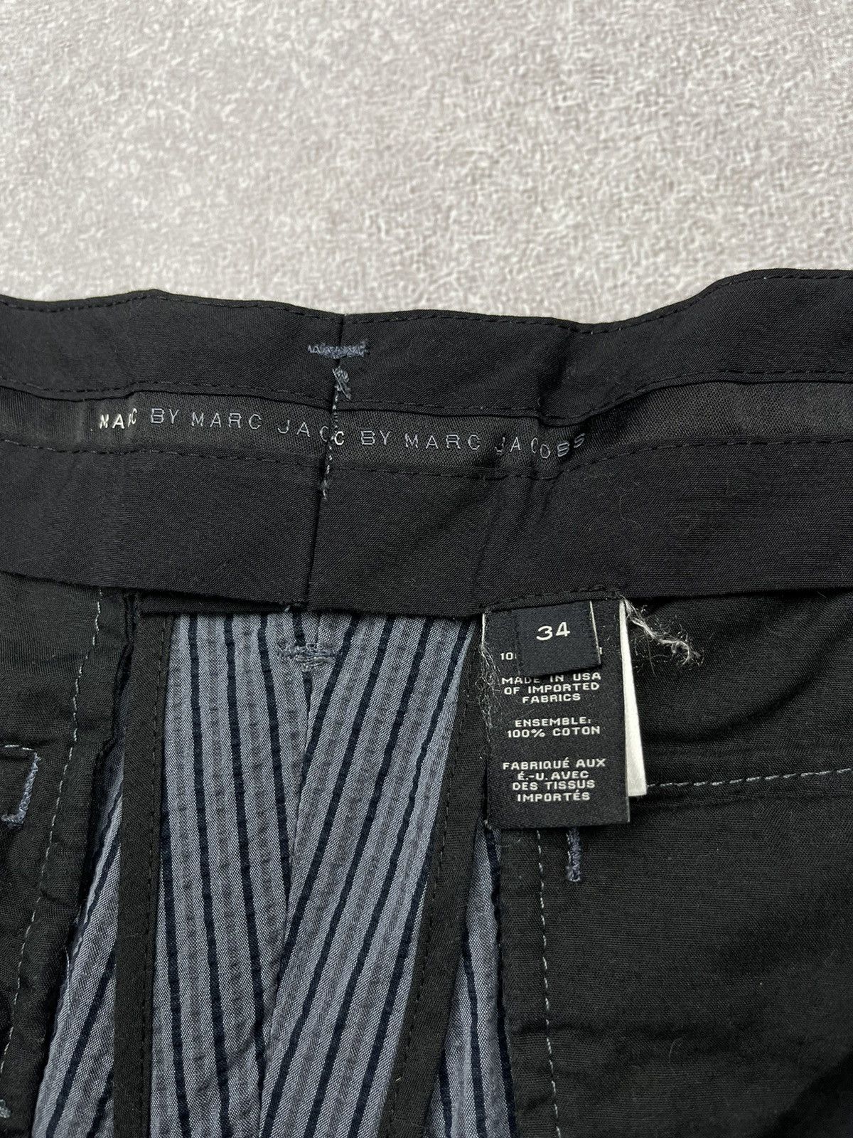 Marc Jacobs Marc By Marc Jacobs Stripped Shorts Size US 34 / EU 50 - 8 Thumbnail