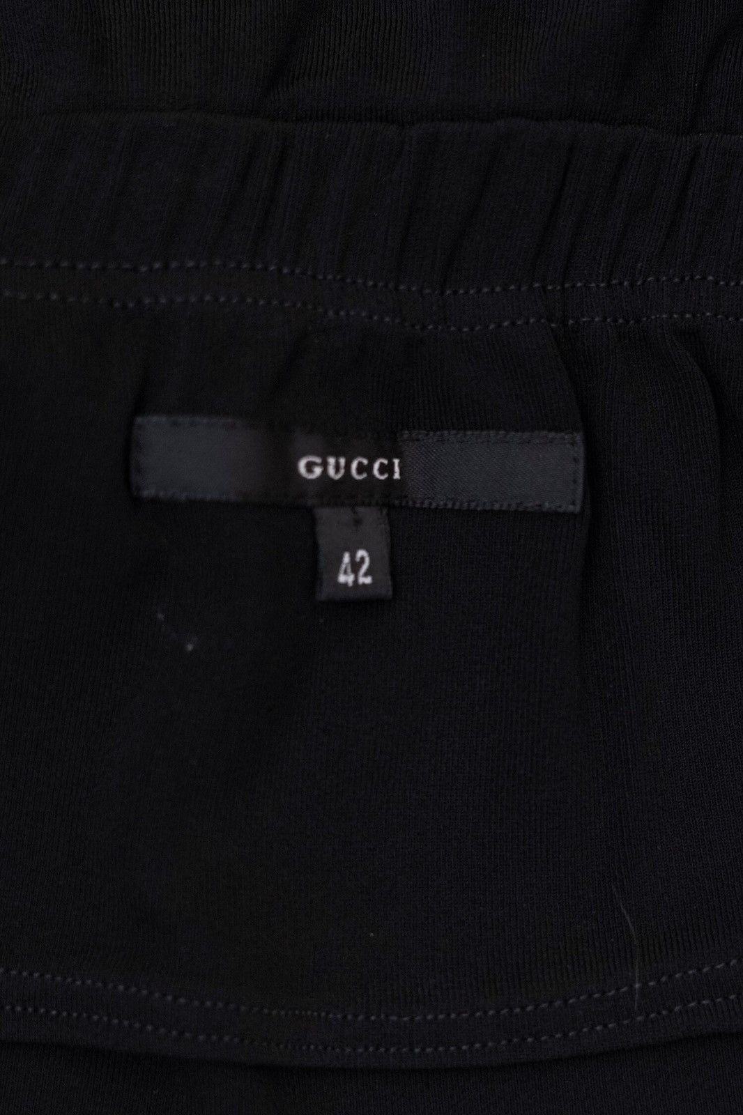Gucci Tom Ford S/S 1998 Leather Strap Accent Black Dress