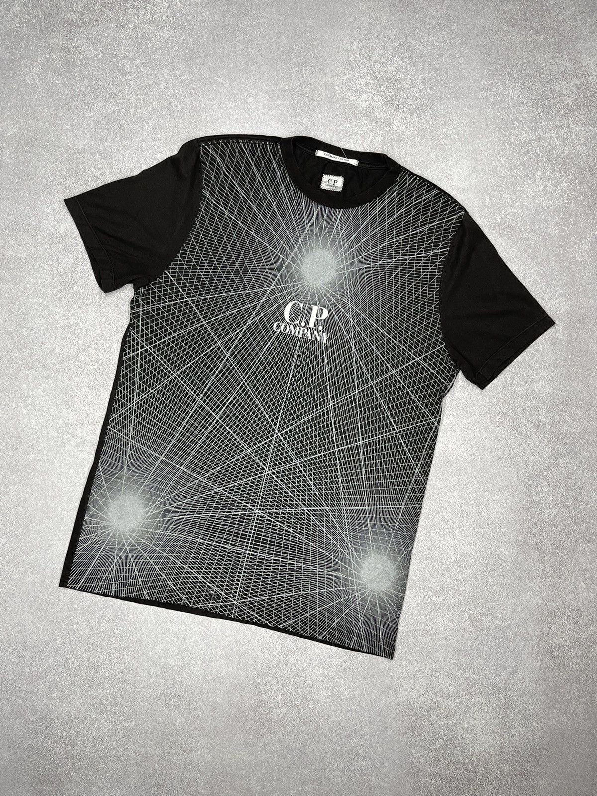 C.P. Company × Vintage C.P. Company Laser Print t-shirt mens Streetwear Y2K Size US M / EU 48-50 / 2 - 1 Thumbnail
