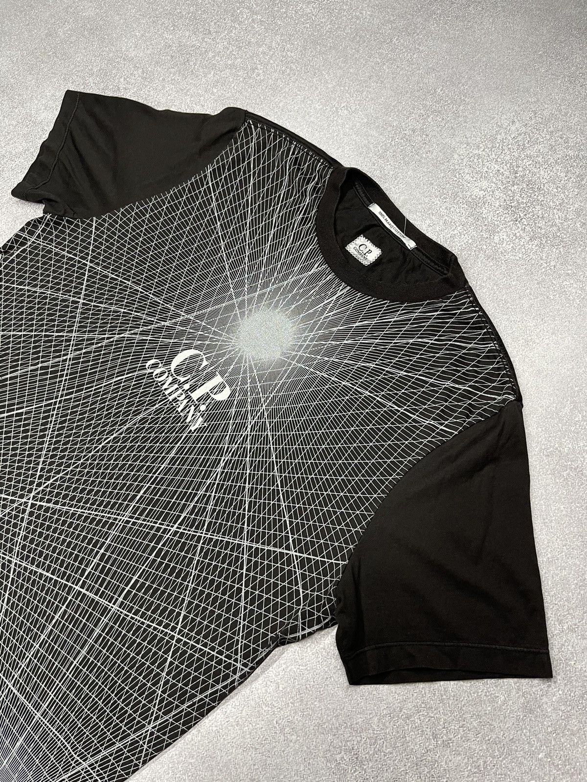 C.P. Company × Vintage C.P. Company Laser Print t-shirt mens Streetwear Y2K Size US M / EU 48-50 / 2 - 2 Thumbnail