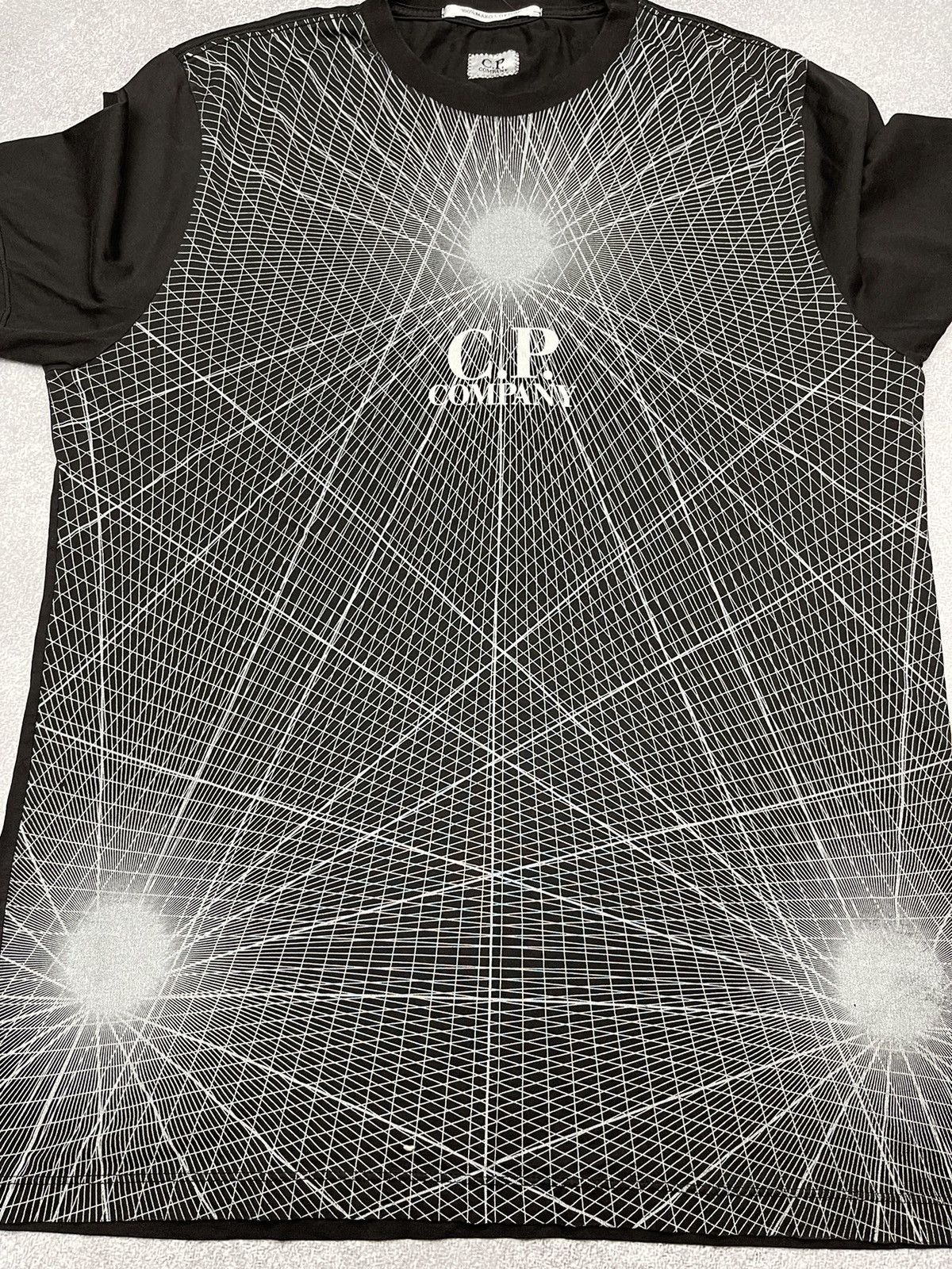 C.P. Company × Vintage C.P. Company Laser Print t-shirt mens Streetwear Y2K Size US M / EU 48-50 / 2 - 3 Thumbnail