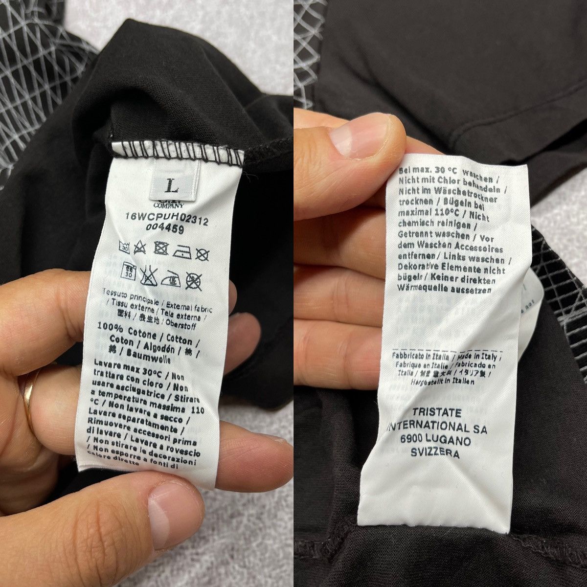 C.P. Company × Vintage C.P. Company Laser Print t-shirt mens Streetwear Y2K Size US M / EU 48-50 / 2 - 8 Thumbnail