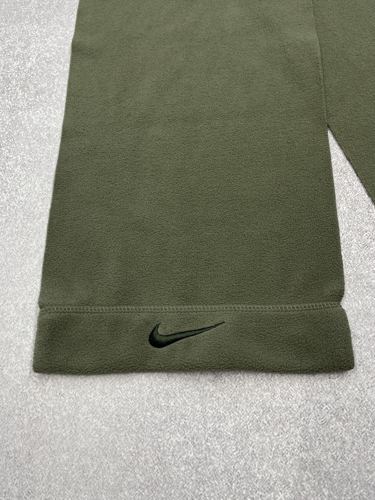 Nike Vintage Nike Fleece Scarf Y2K Drill Swoosh Size ONE SIZE - 3 Thumbnail