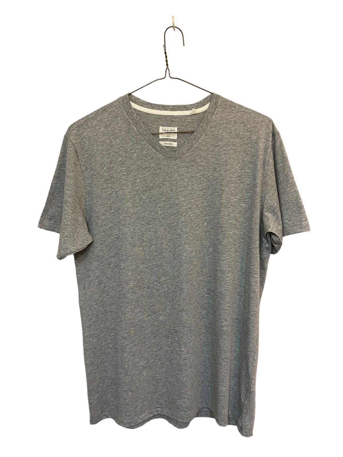Rag & Bone Rag & Bone V Neck T Shirt Grey Size US M / EU 48-50 / 2 - 1 Thumbnail