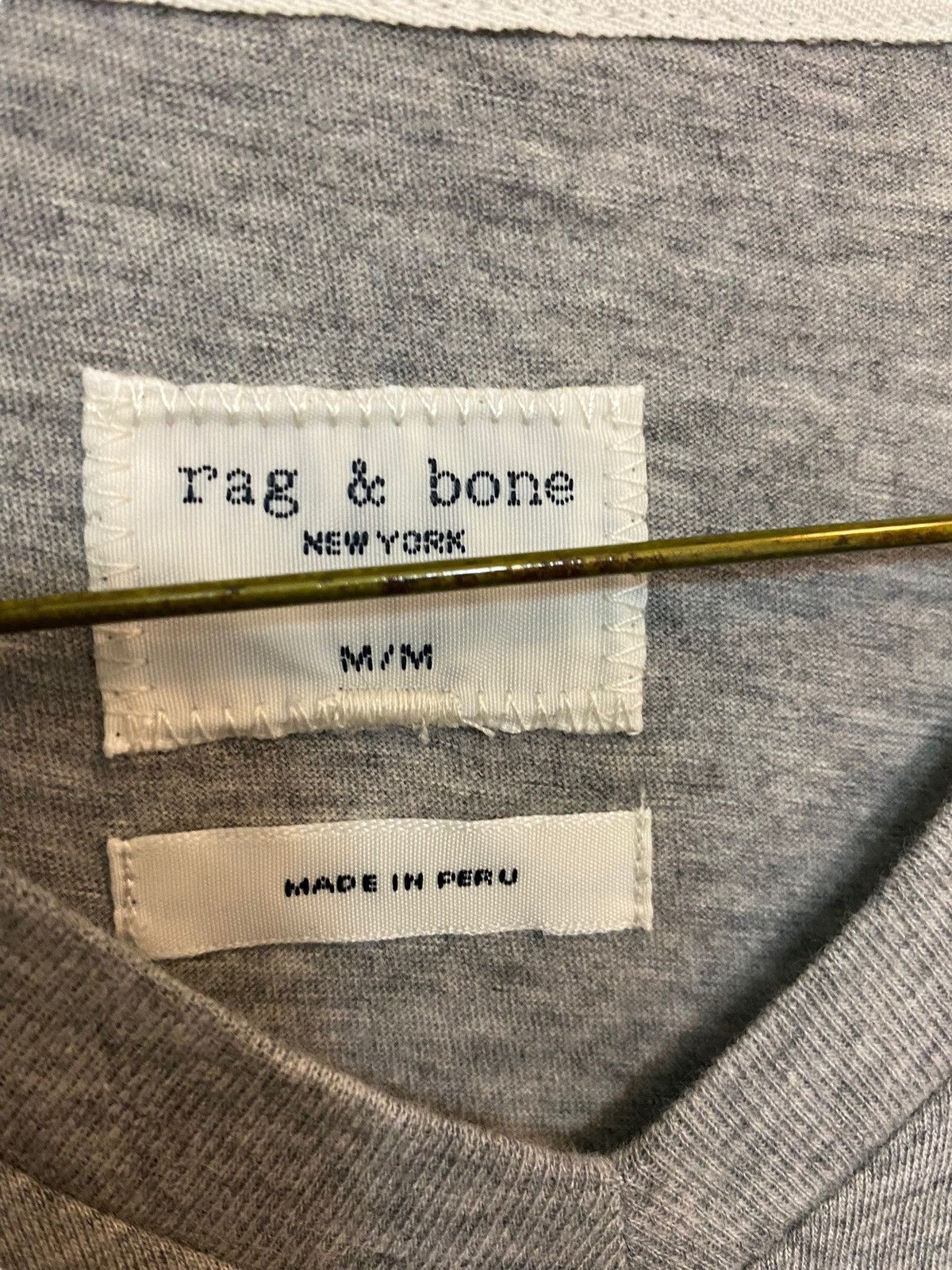 Rag & Bone Rag & Bone V Neck T Shirt Grey Size US M / EU 48-50 / 2 - 8 Thumbnail