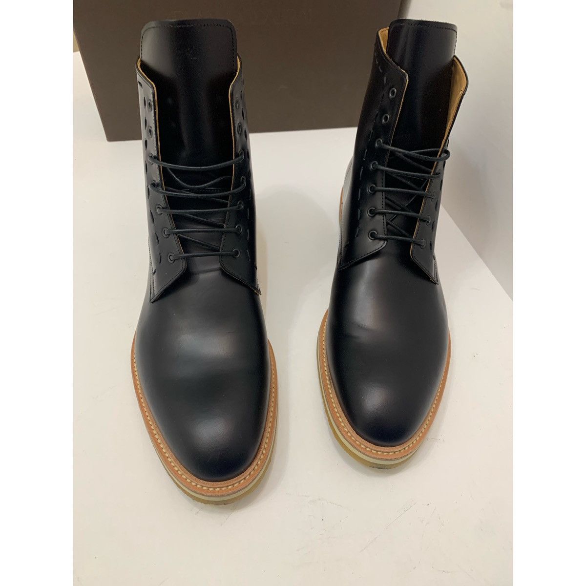 Armando Cabral ARMANDO CABRAL BLACK LACE UP BOOTS Size US 11 / EU 44 - 6 Thumbnail