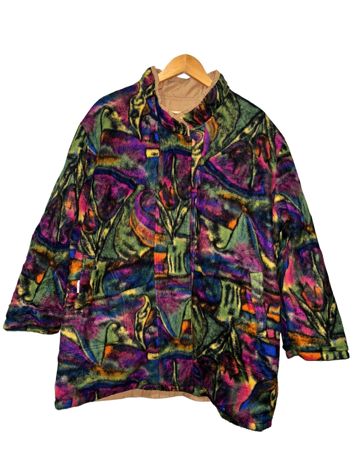 image of If Six Was Nine x Le Grande Bleu L G B Japanese Art Wool Reversible Jacket Jpn Ifsixwasnine Lgb in 
