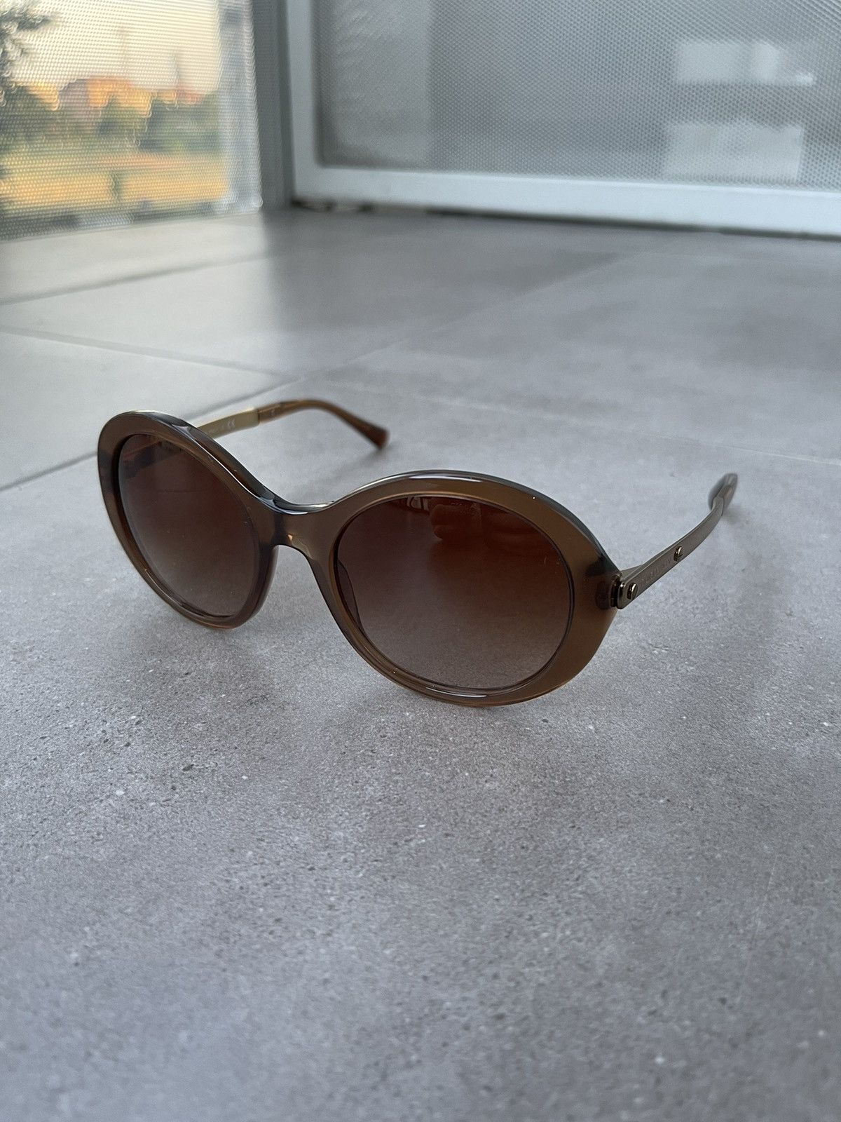 Emporio Armani Giorgio Armani AR8012 5044/13 Cobain Gold Brown Sunglasses Size ONE SIZE - 1 Thumbnail