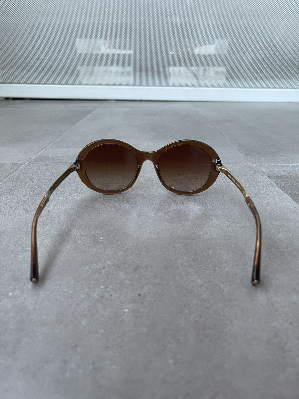 Emporio Armani Giorgio Armani AR8012 5044/13 Cobain Gold Brown Sunglasses Size ONE SIZE - 6 Thumbnail