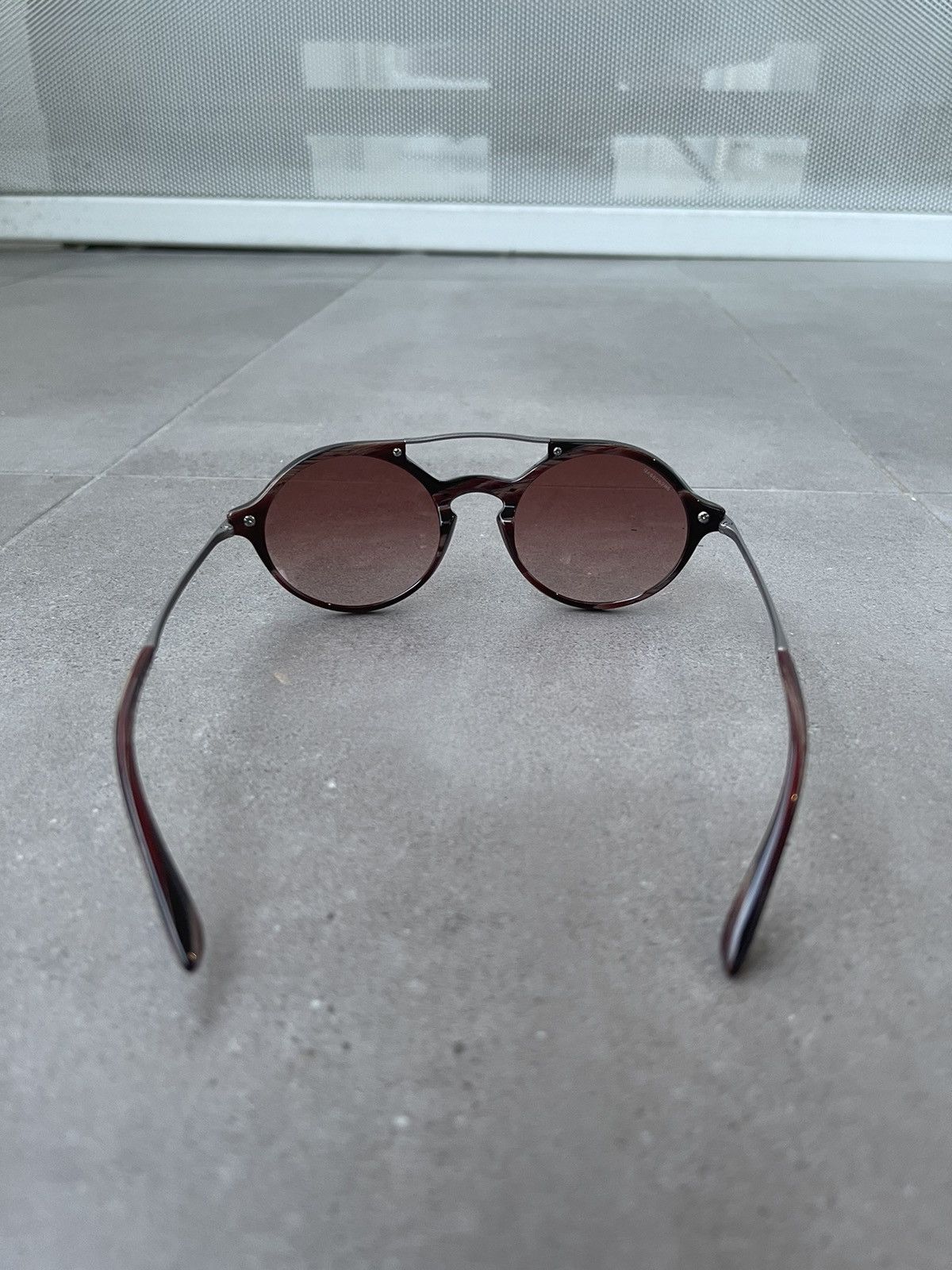 Armani × Emporio Armani × Giorgio Armani Giorgio Armani AR8018 5135/13 Silver Marble Sunglasses Size ONE SIZE - 7 Thumbnail