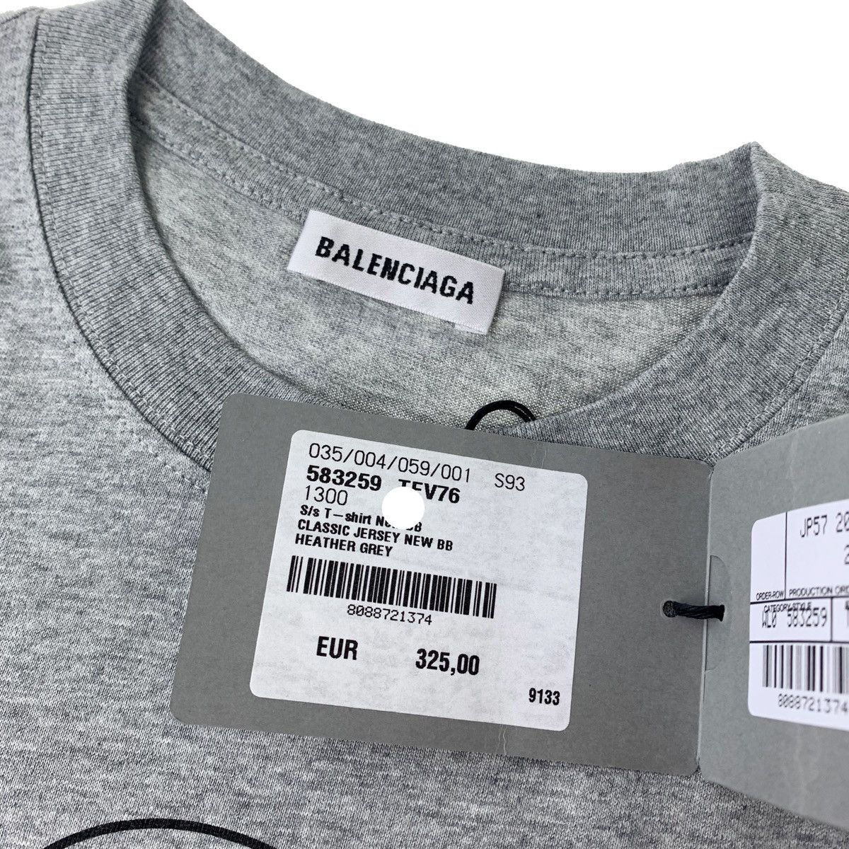 Balenciaga Balenciaga Mode Grey T Shirt Size XS / US 0-2 / IT 36-38 - 3 Thumbnail
