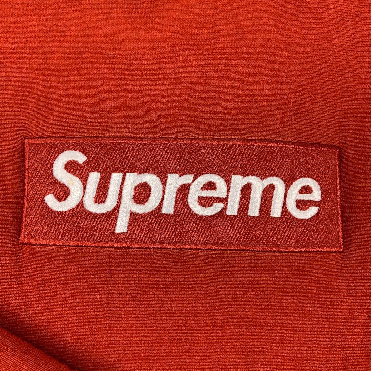 Supreme Supreme FW18 Rust Box Logo Sweatshirt Size US L / EU 52-54 / 3 - 3 Thumbnail