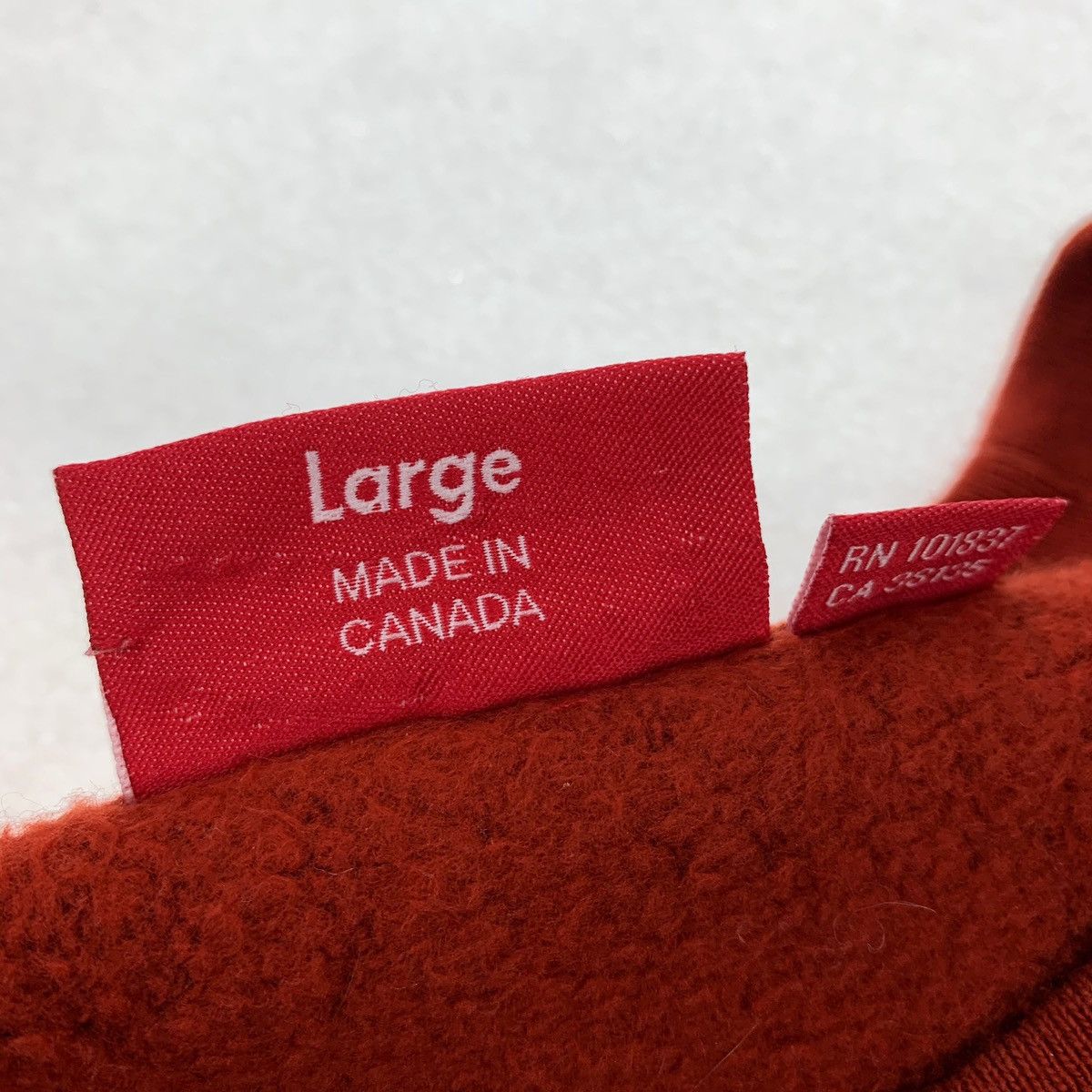 Supreme Supreme FW18 Rust Box Logo Sweatshirt Size US L / EU 52-54 / 3 - 5 Thumbnail