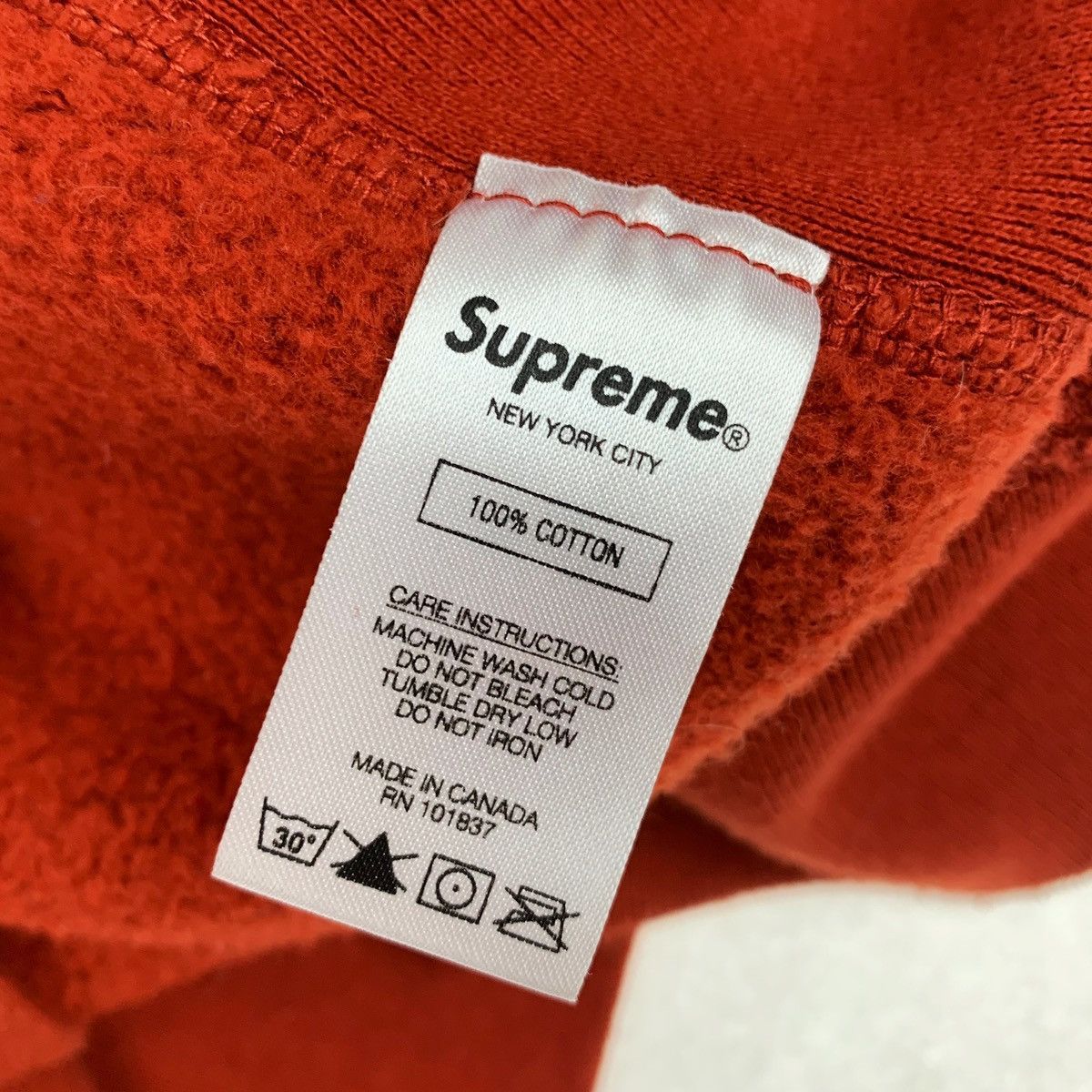 Supreme Supreme FW18 Rust Box Logo Sweatshirt Size US L / EU 52-54 / 3 - 4 Thumbnail