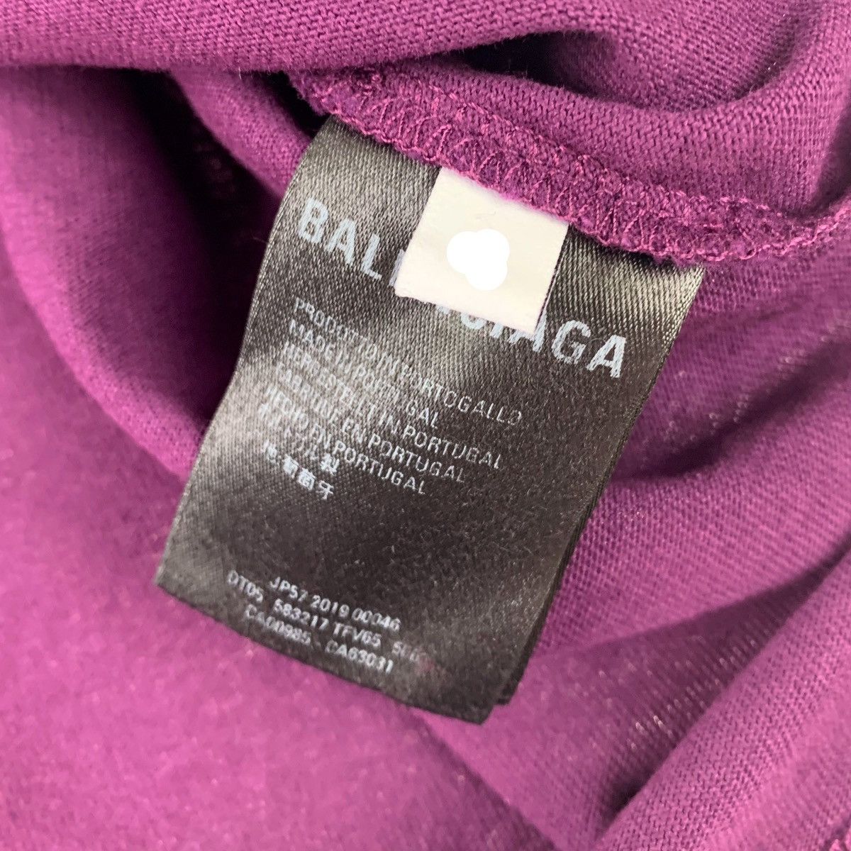 Balenciaga Balenciaga BB Logo Violet & Black Women’s T Shirt Size XS / US 0-2 / IT 36-38 - 4 Thumbnail