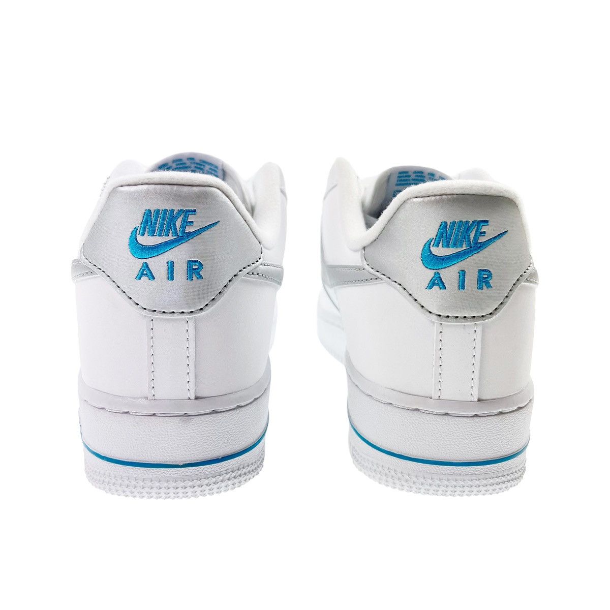 Nike Nike Air Force 1 ‘07 White Laser Blue Size US 7 / EU 40 - 4 Thumbnail