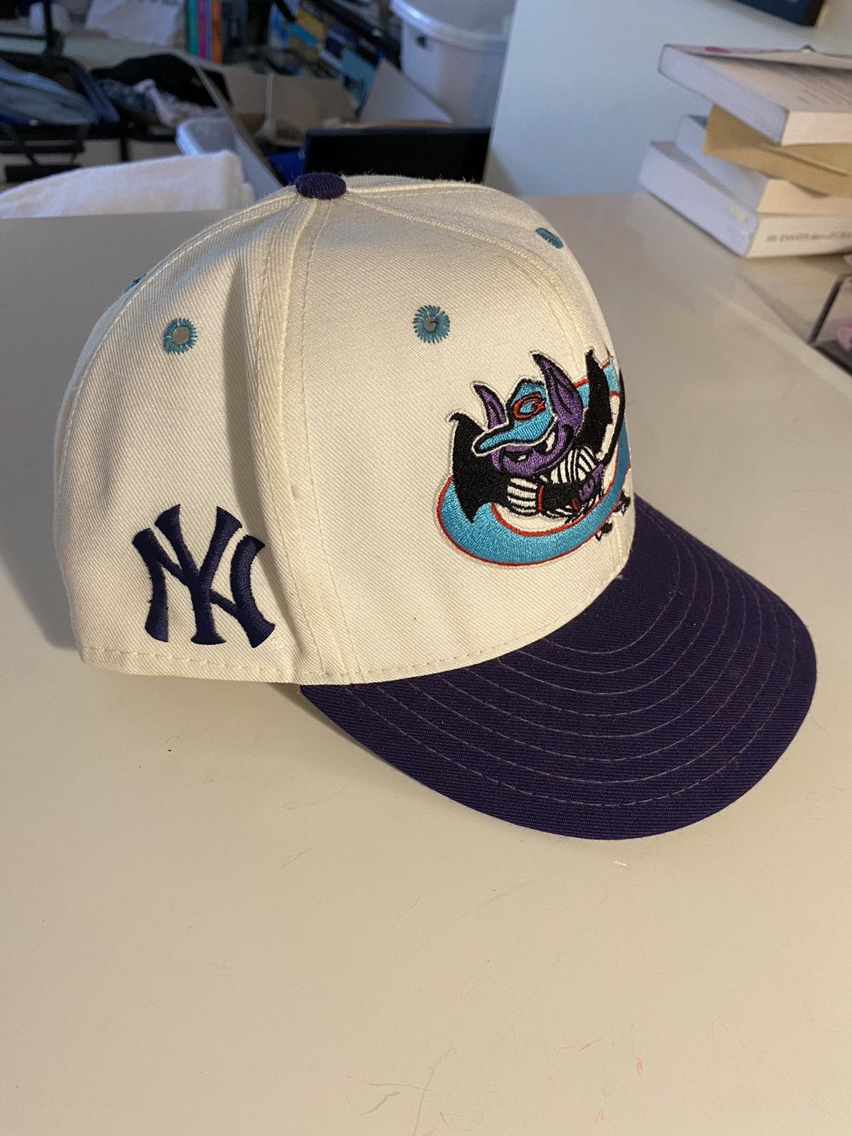 Vintage 1990s Greensboro Bats Snapback Hat Grailed