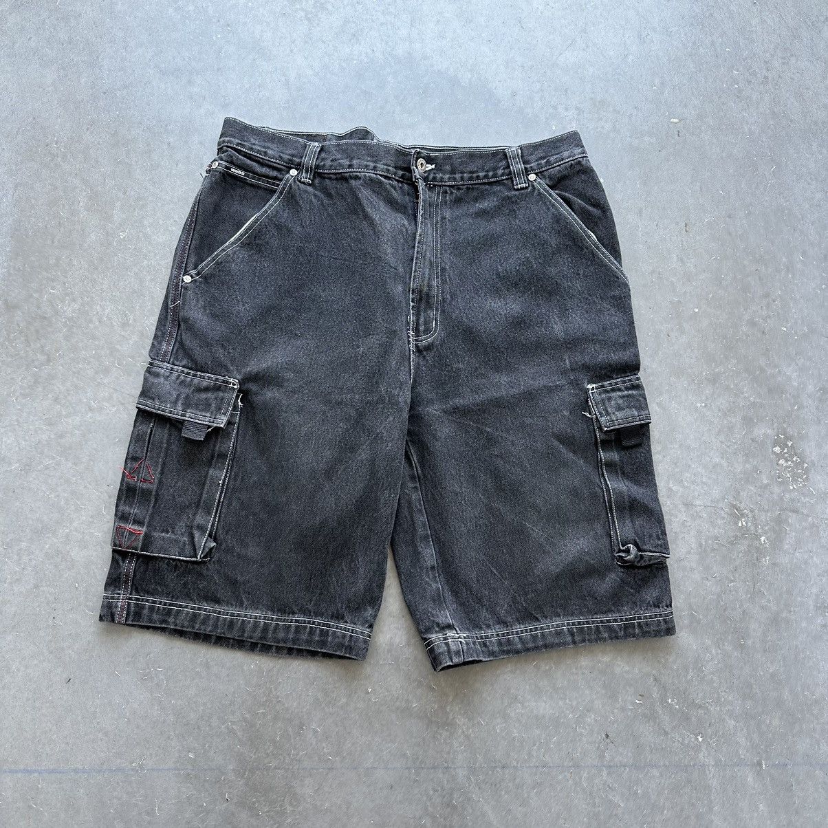 JNCO Crazy Vintage Y2K Baggy Jorts JNCO Southpole Skater Shorts Size US 38 / EU 54 - 3 Thumbnail