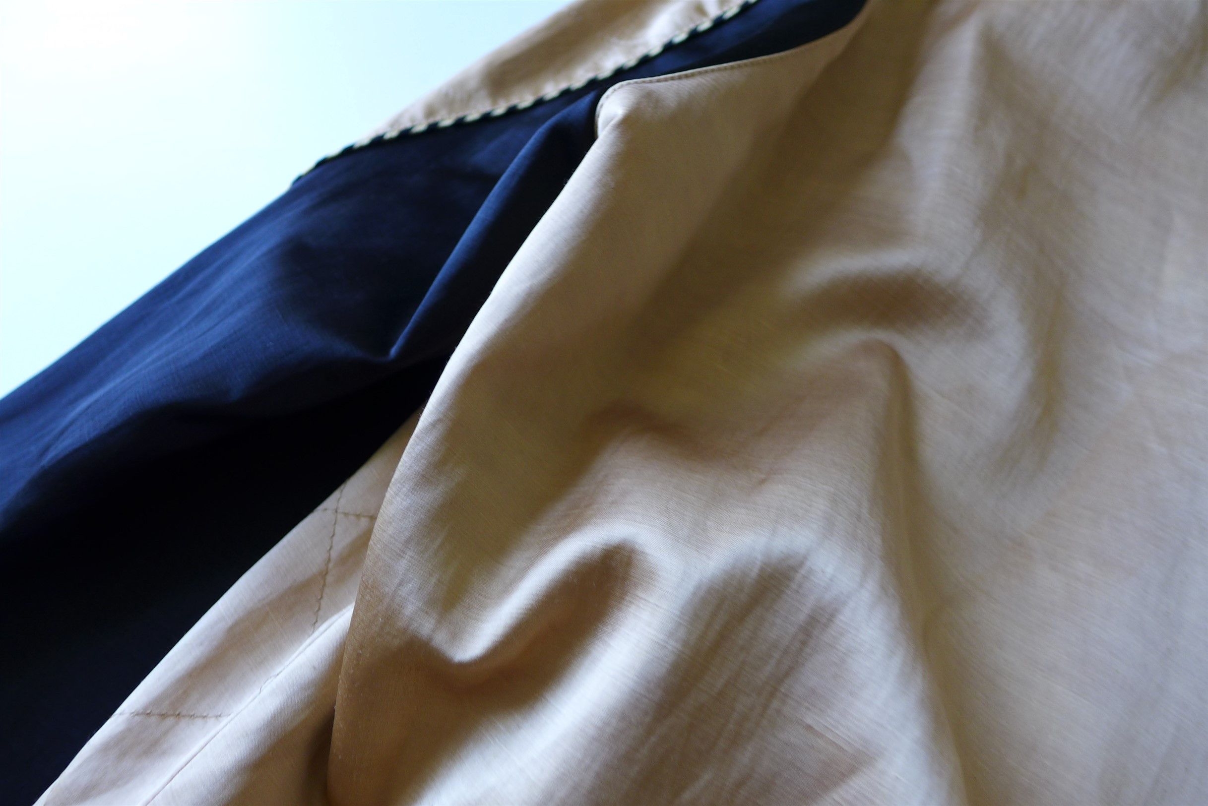Saint Laurent Paris Size 48, Saint Laurent Teddy Bomber Jacket - Pale Gold Satin Size US M / EU 48-50 / 2 - 12 Thumbnail