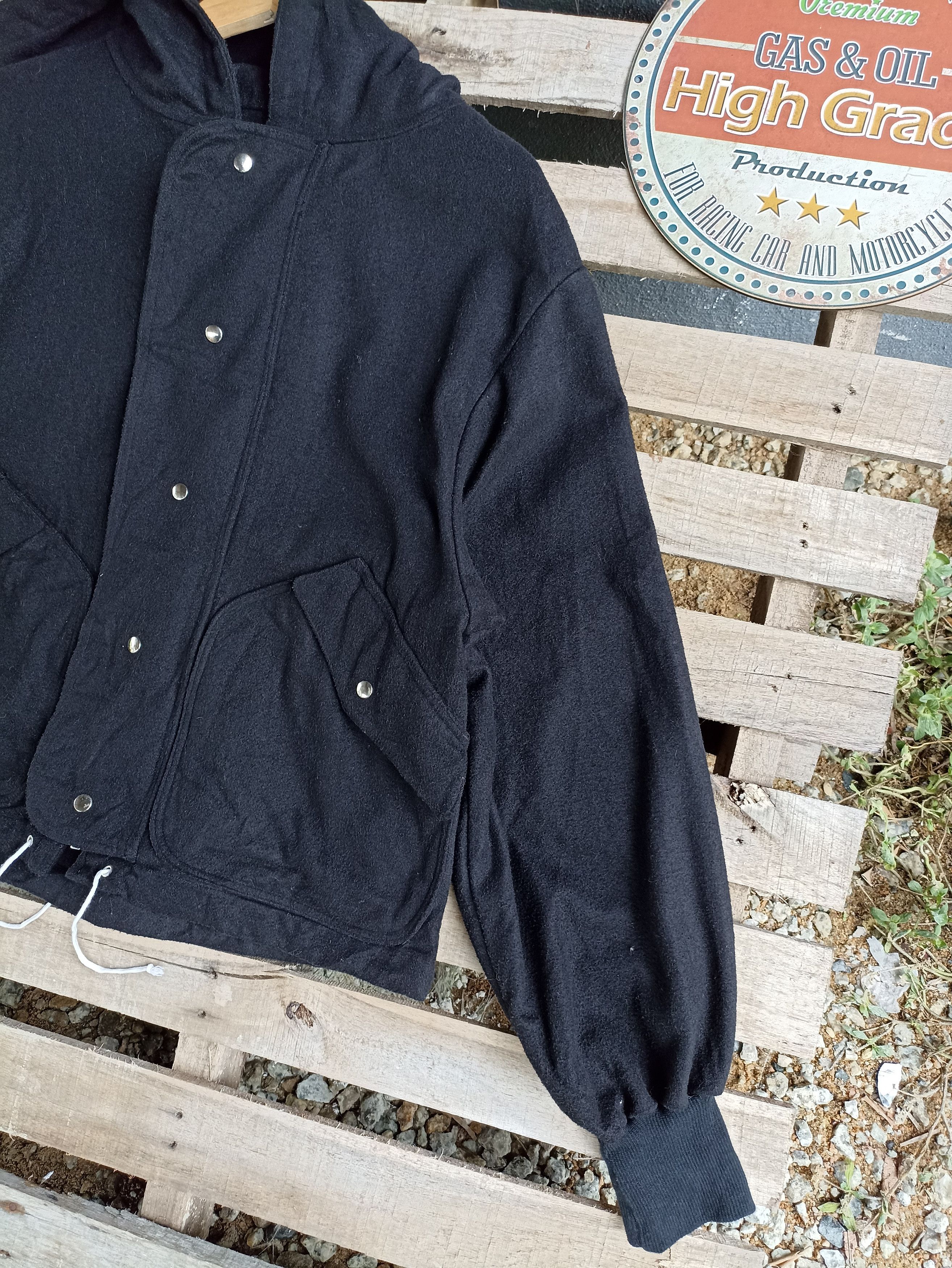 Japanese Brand 💥Rare piece Bomber Hooded Jacket💥 Size US S / EU 44-46 / 1 - 3 Thumbnail