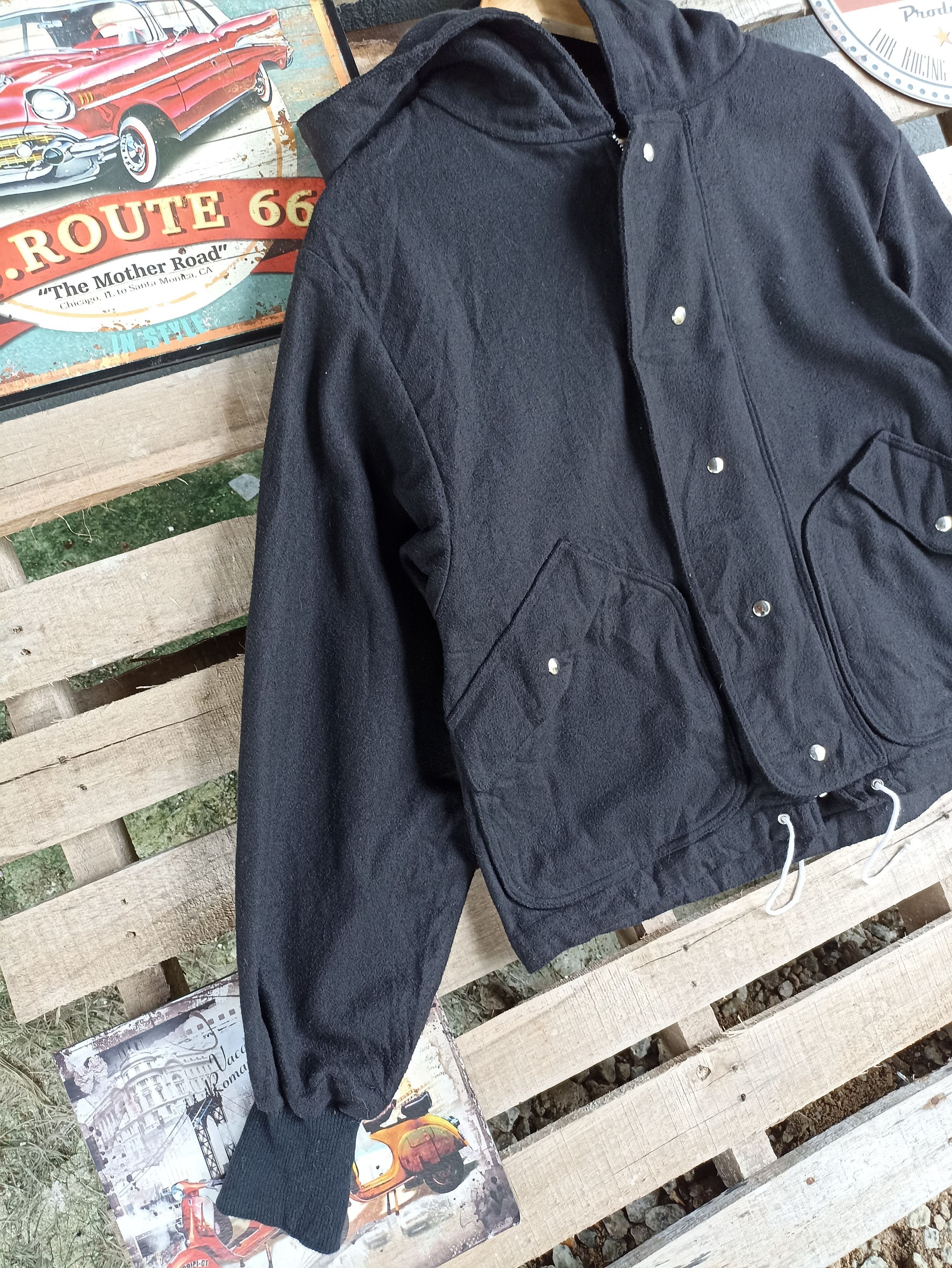 Japanese Brand 💥Rare piece Bomber Hooded Jacket💥 Size US S / EU 44-46 / 1 - 2 Thumbnail