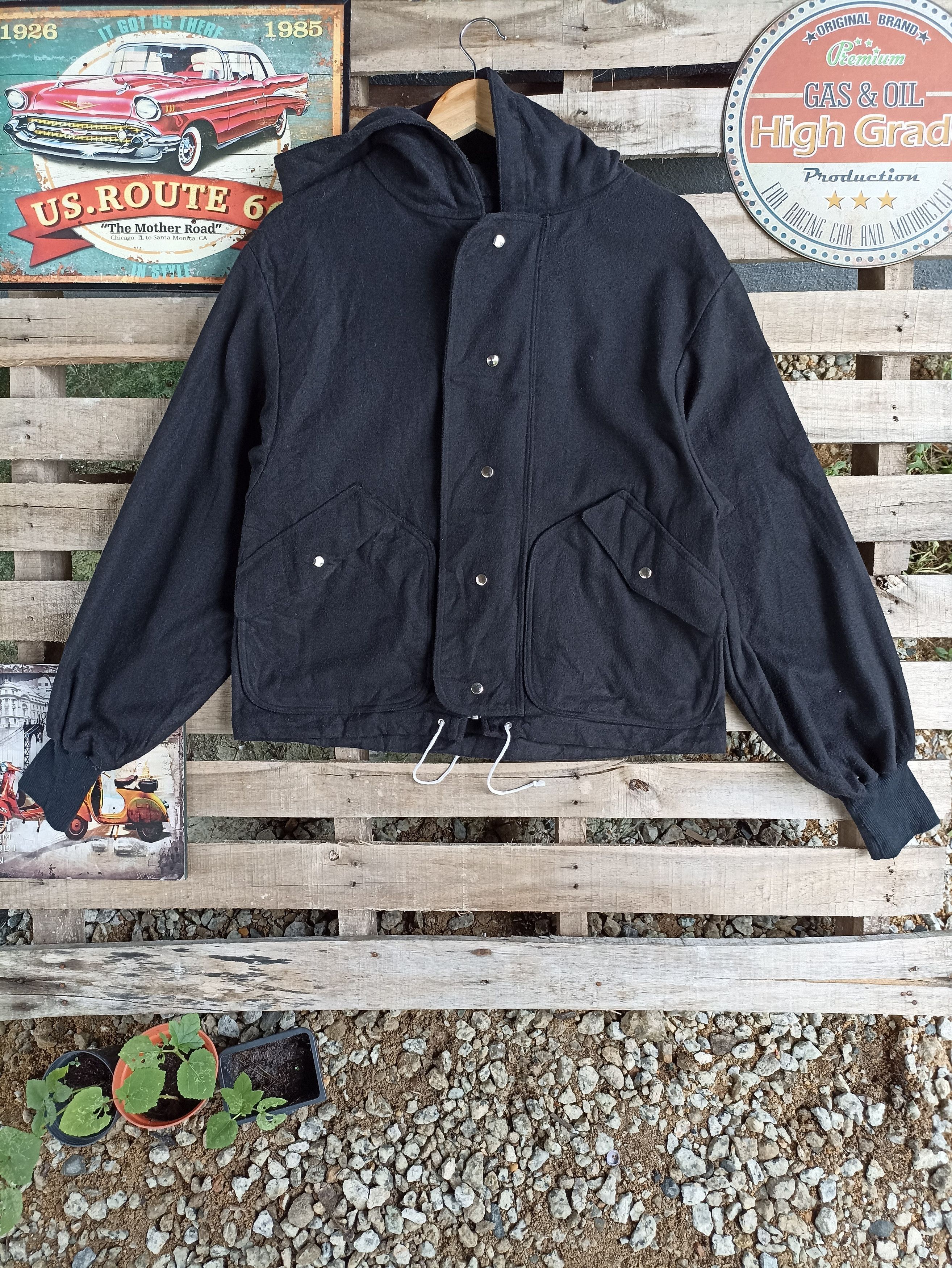 Japanese Brand 💥Rare piece Bomber Hooded Jacket💥 Size US S / EU 44-46 / 1 - 1 Thumbnail