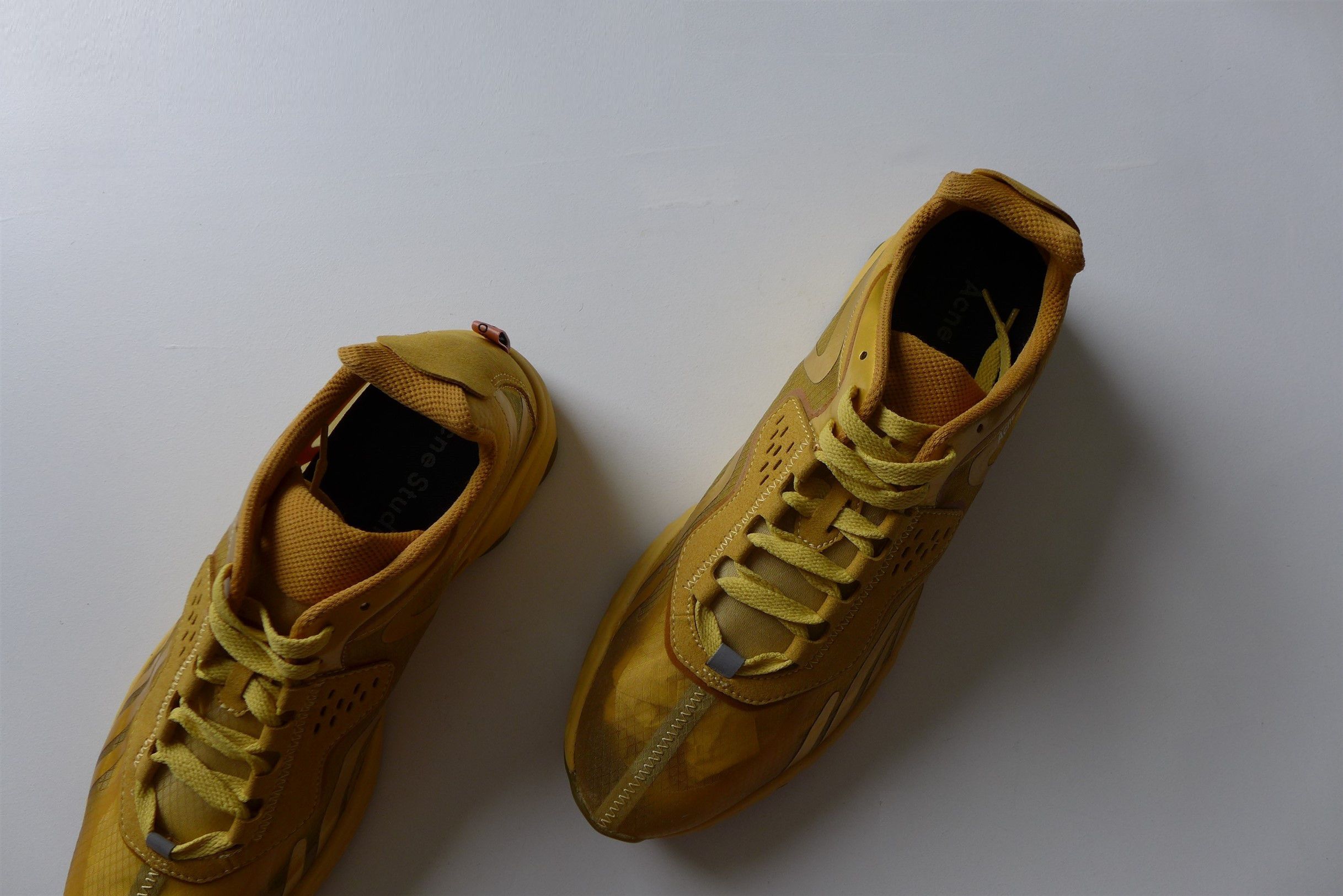 Acne Buzz Trail Sneakers -- Gold