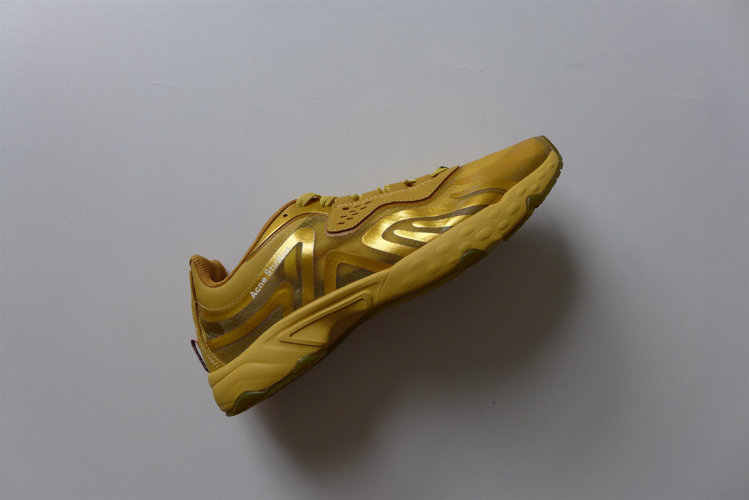 Acne Buzz Trail Sneakers -- Gold