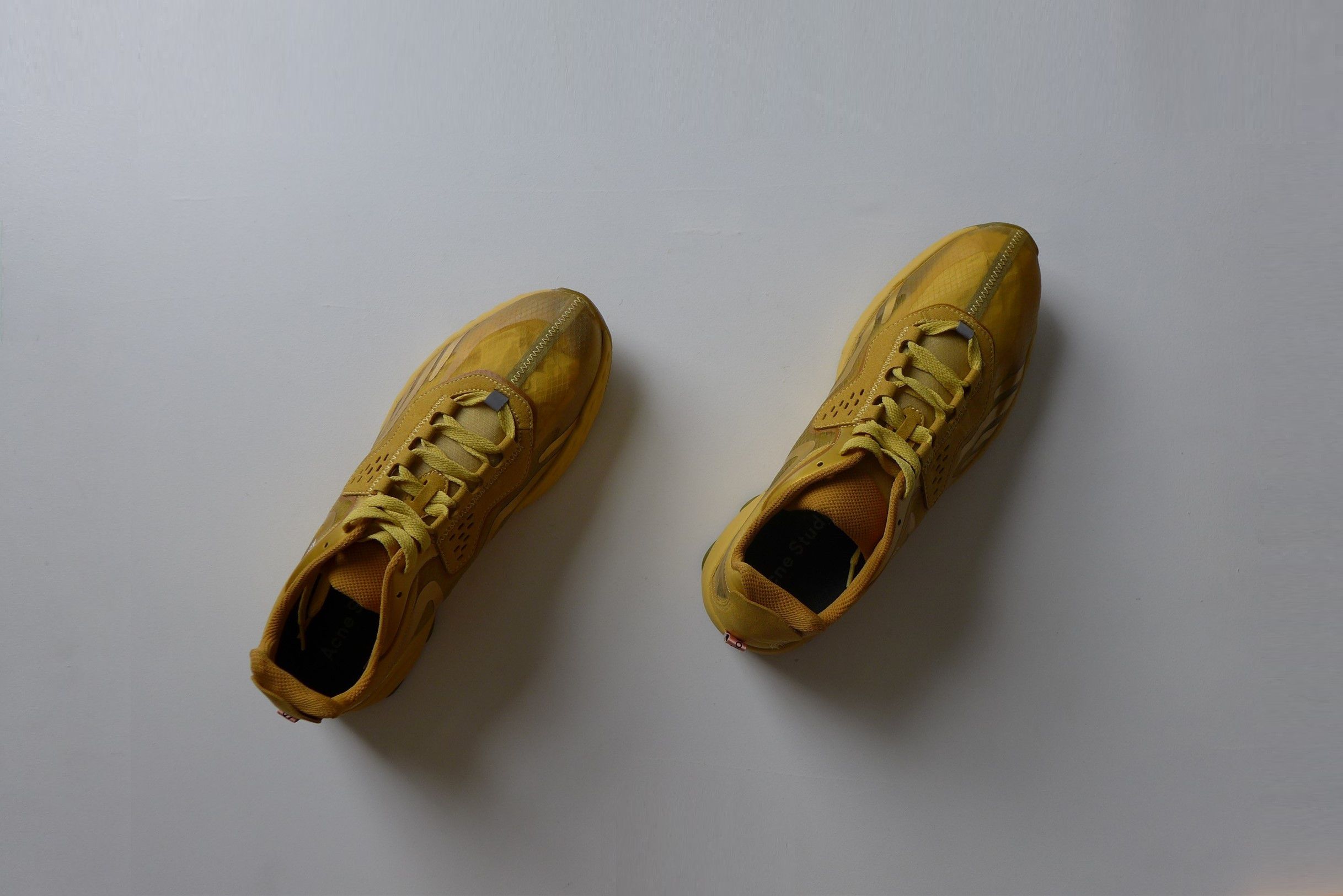 Acne Buzz Trail Sneakers -- Gold