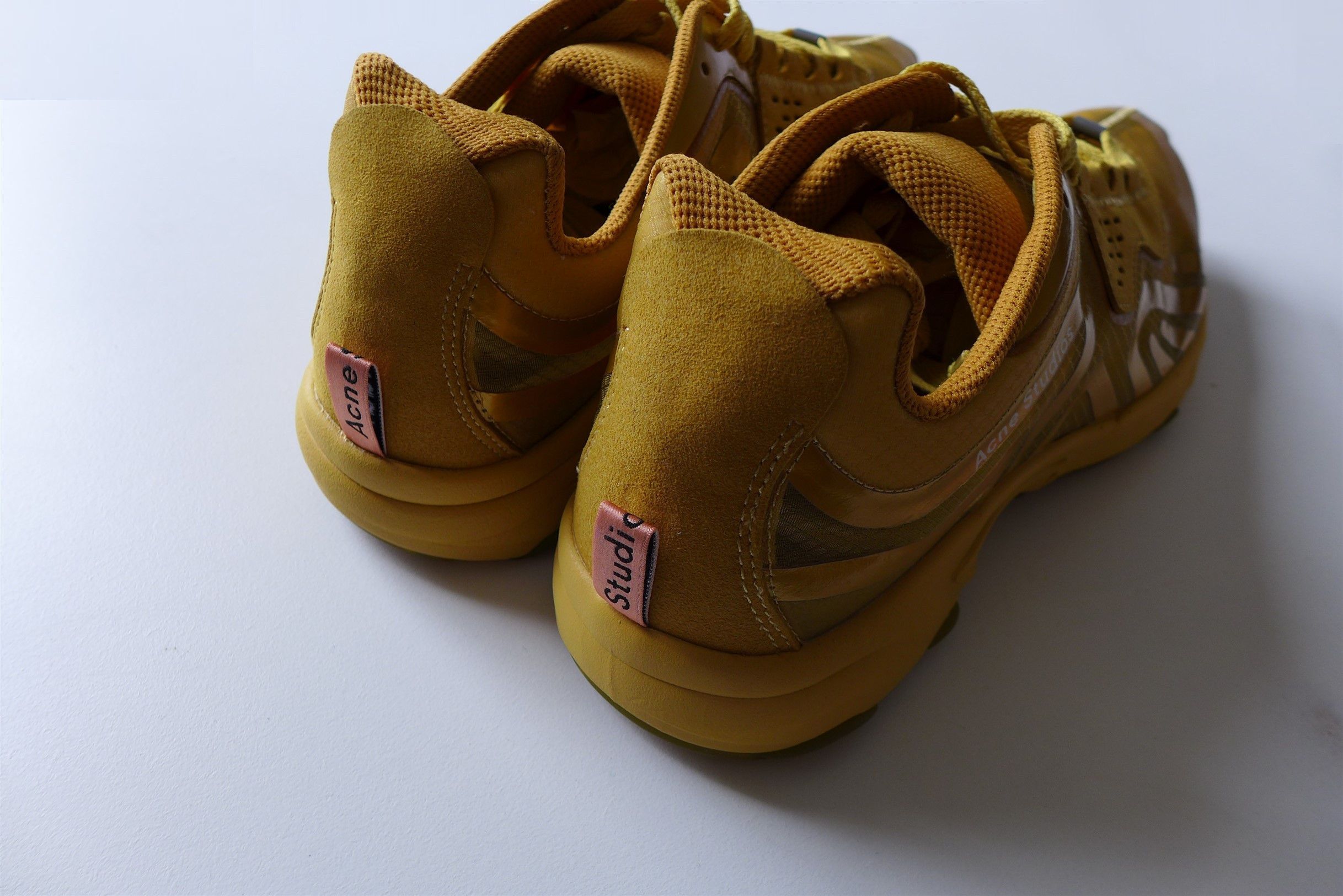 Acne Buzz Trail Sneakers -- Gold