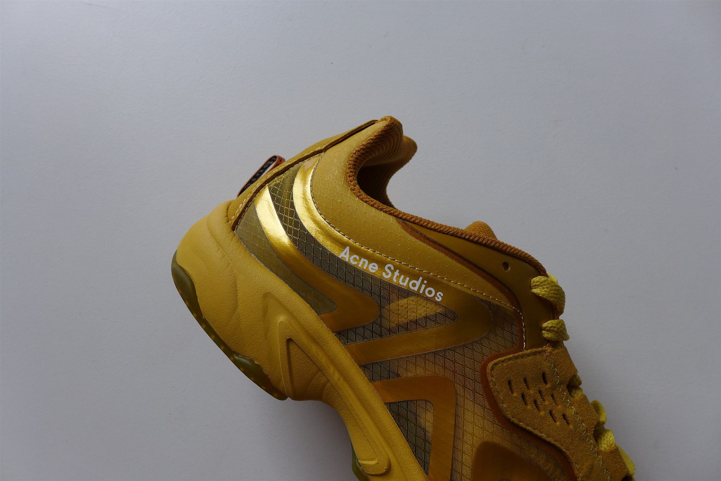 Acne Buzz Trail Sneakers -- Gold