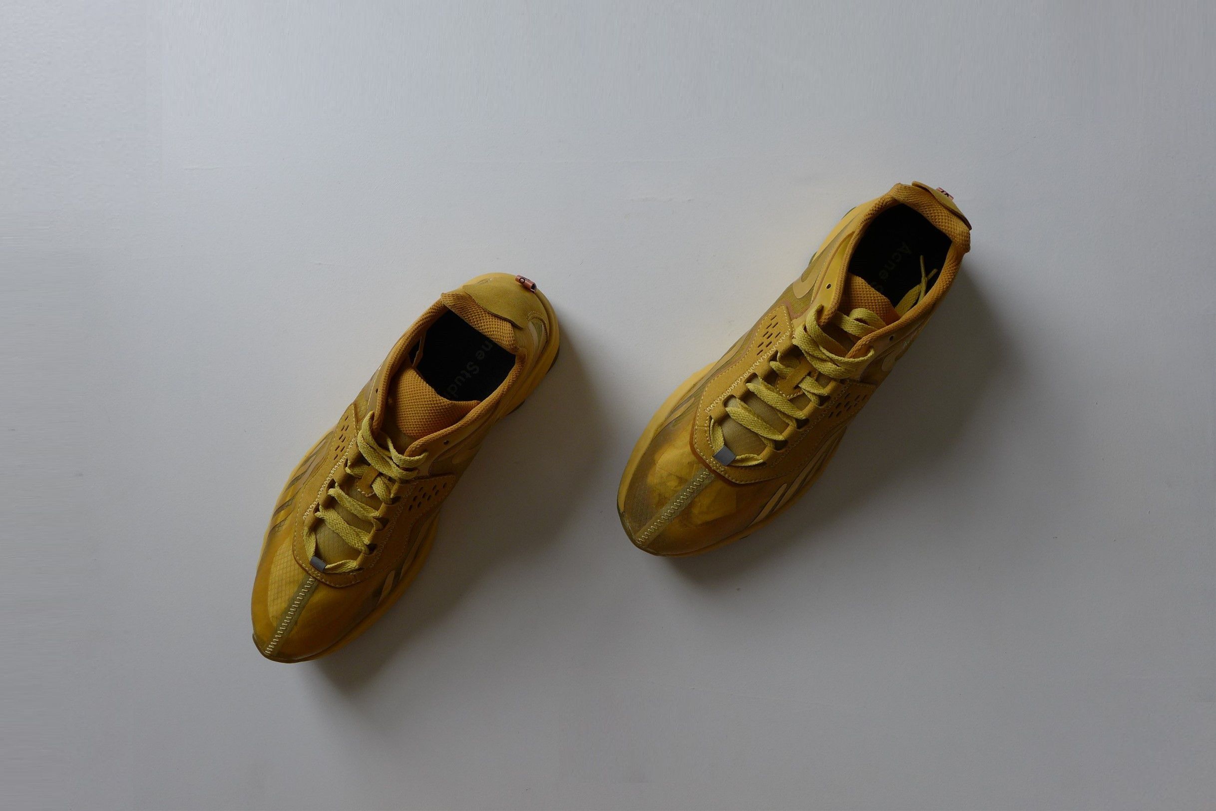 Acne Buzz Trail Sneakers -- Gold
