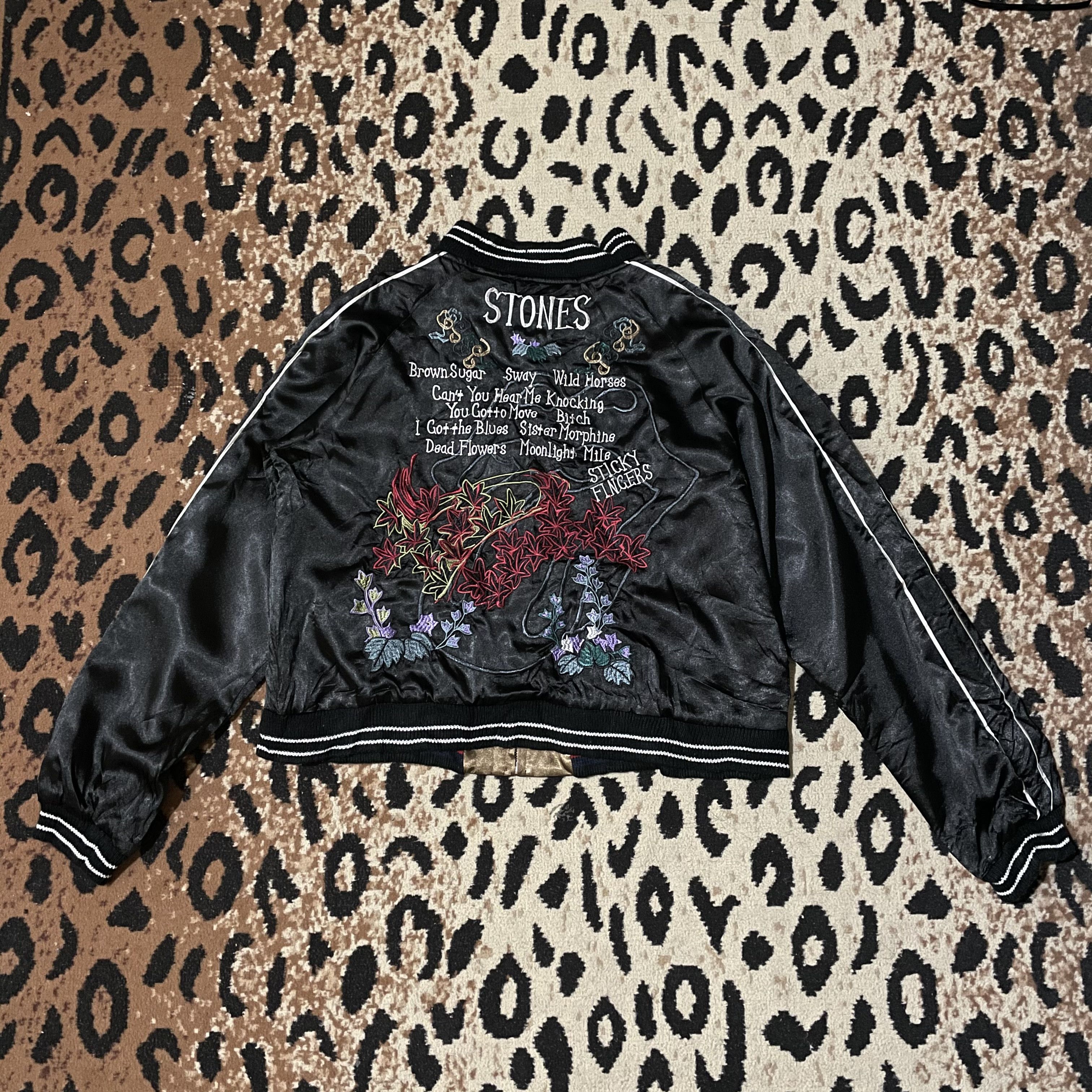 The Rolling Stones The Rolling Stones Sukajan Souvenir Jacket Size US S / EU 44-46 / 1 - 8 Thumbnail