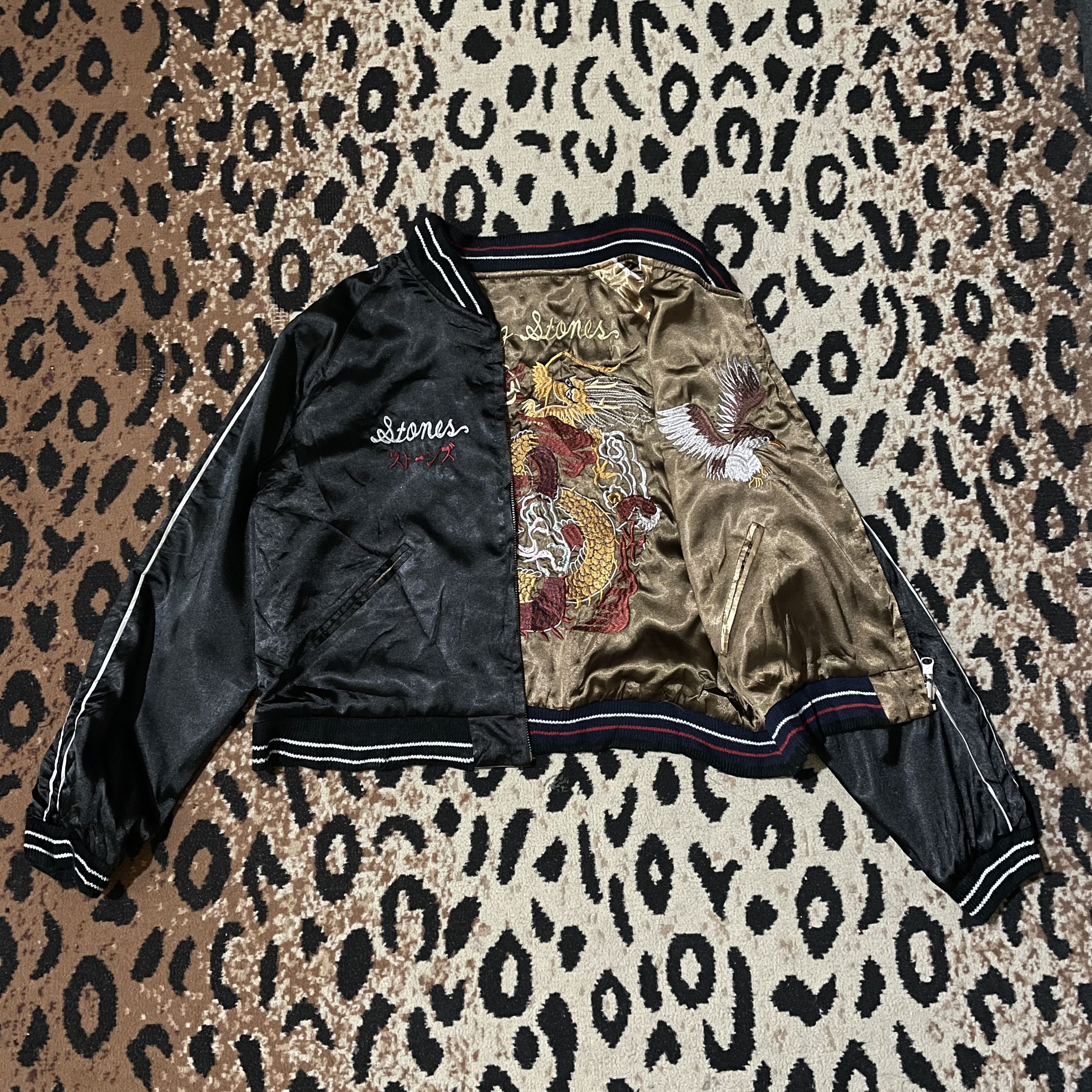 The Rolling Stones The Rolling Stones Sukajan Souvenir Jacket Size US S / EU 44-46 / 1 - 6 Thumbnail