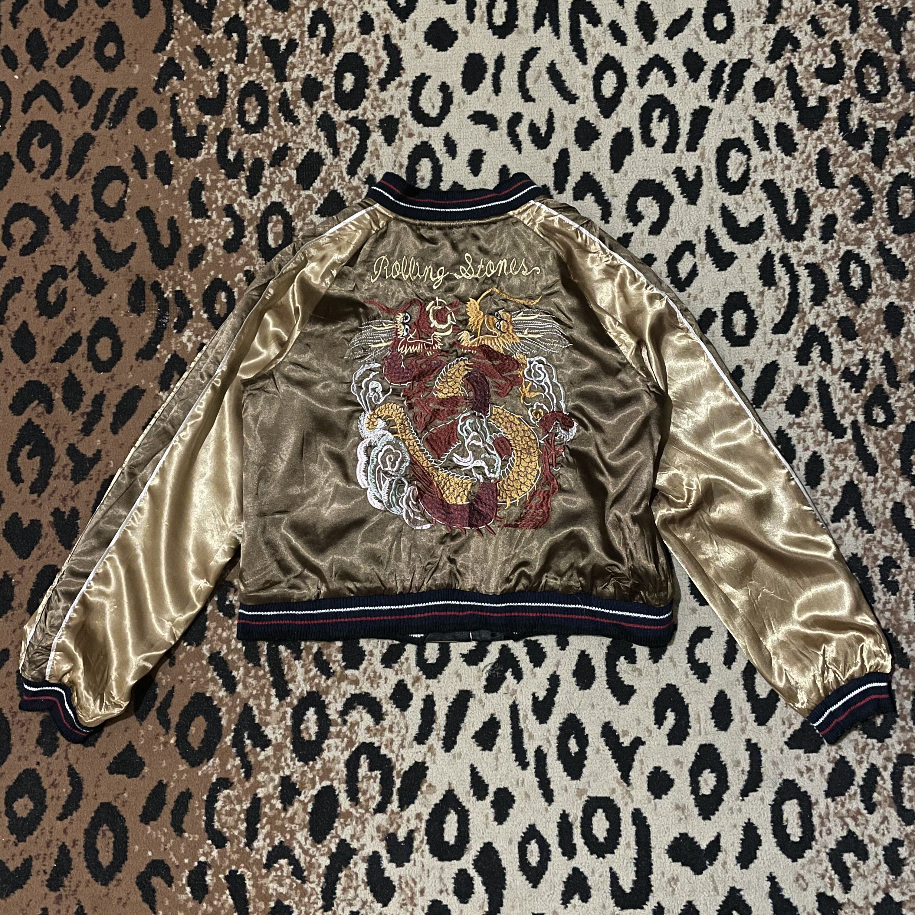 The Rolling Stones The Rolling Stones Sukajan Souvenir Jacket Size US S / EU 44-46 / 1 - 4 Thumbnail