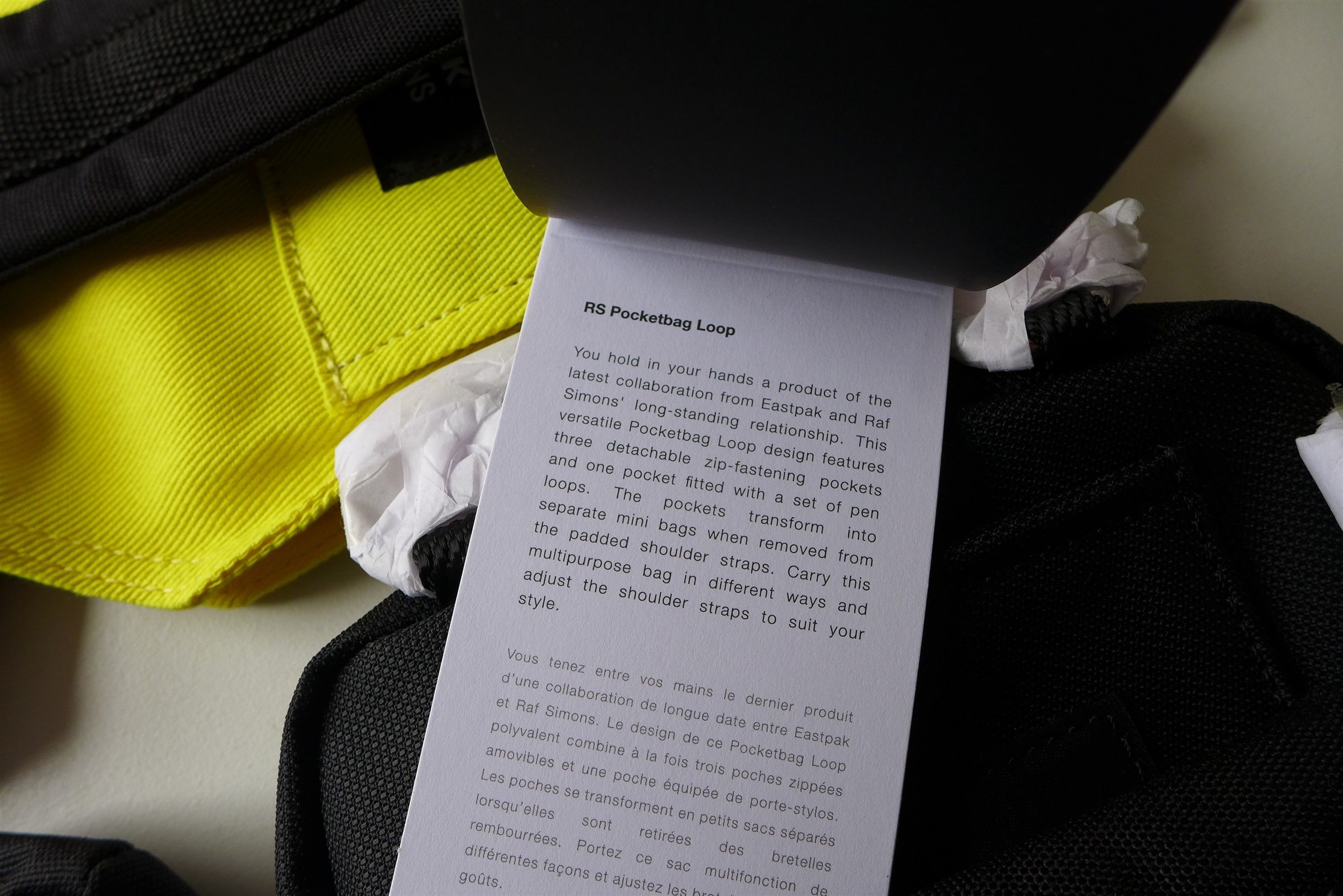 Eastpak × Raf Simons Eastpak x Raf Simons SS20 RS Pocketbag Loop Size ONE SIZE - 8 Thumbnail