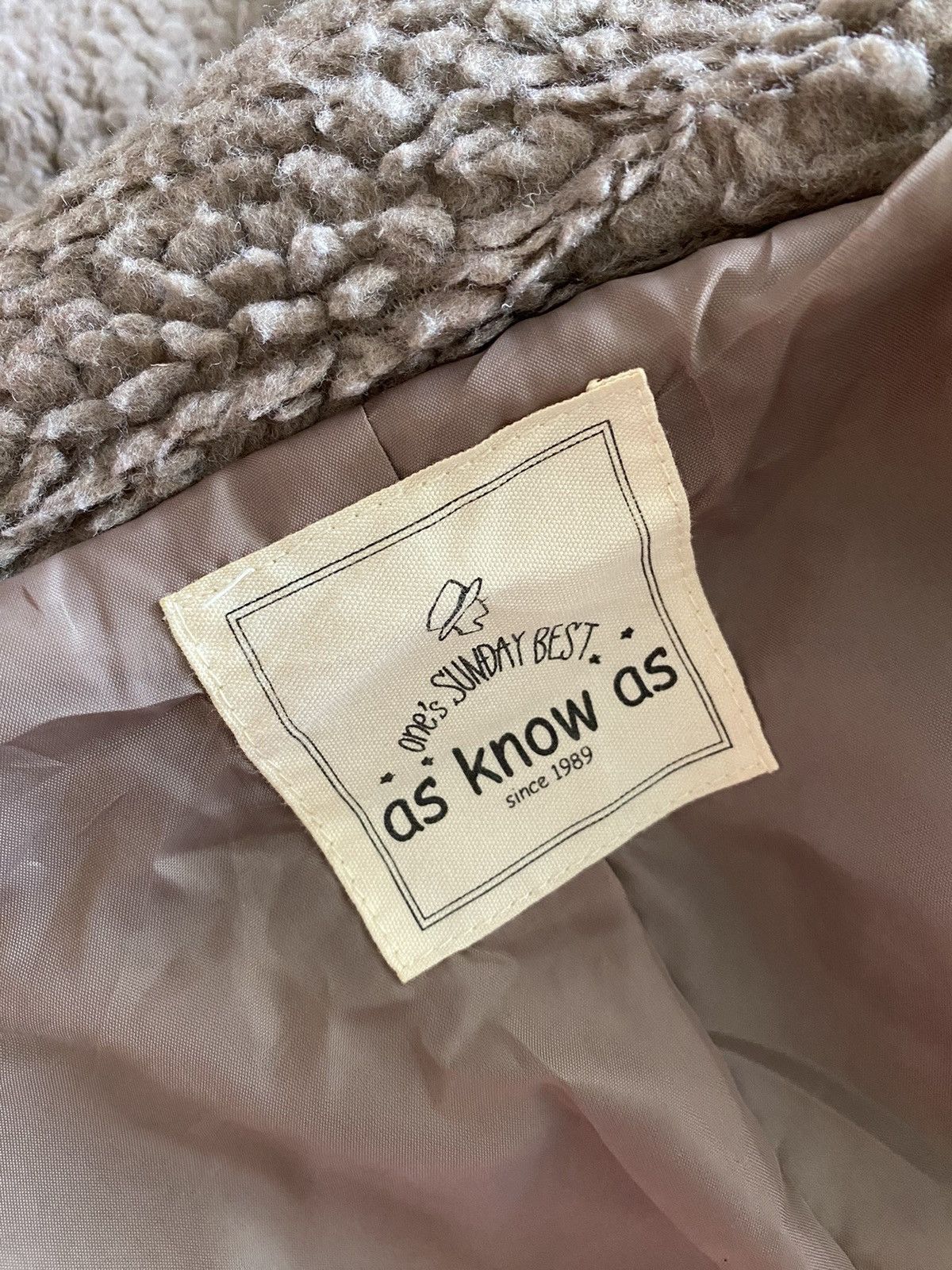 Japanese Brand ⚡️Steals⚡️ Vintage As Know As Sherpa Jacket Size US L / EU 52-54 / 3 - 7 Thumbnail