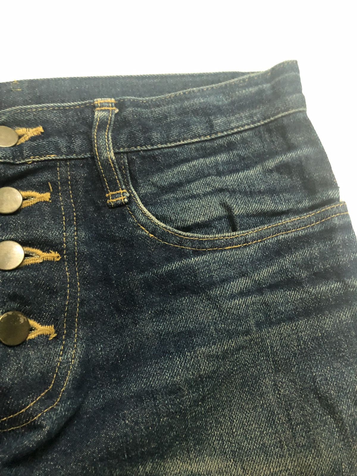 Christopher Nemeth Christopher Nemeth Raw Denim Jeans bikers Size US 31 - 5 Thumbnail