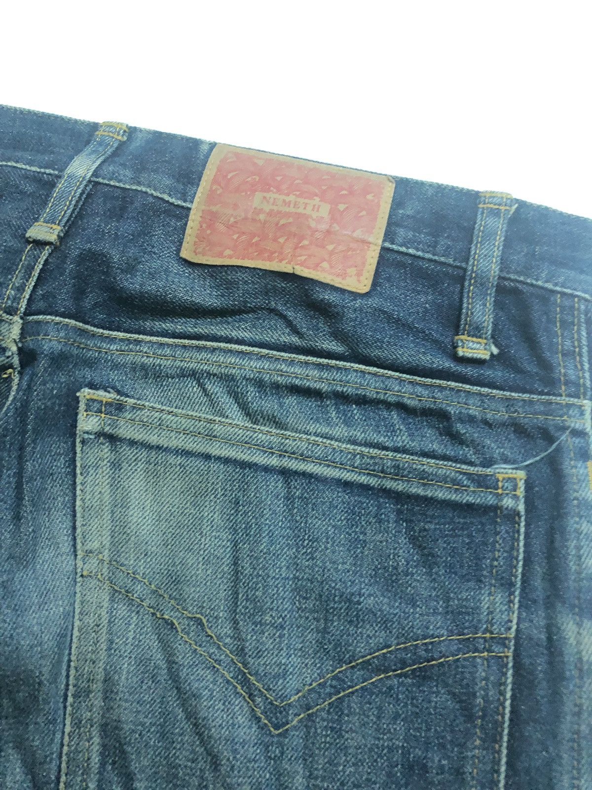 Christopher Nemeth Christopher Nemeth Raw Denim Jeans bikers Size US 31 - 9 Thumbnail