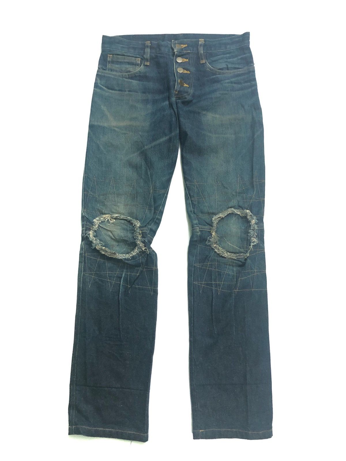 Christopher Nemeth Christopher Nemeth Raw Denim Jeans bikers Size US 31 - 1 Thumbnail