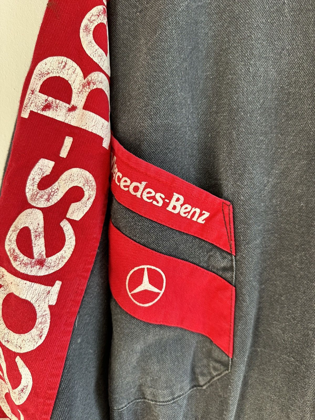 Mercedes-Benz Vintage 90s Mercedes Benz Racing Jumpsuit Overall Size US 33 - 6 Thumbnail