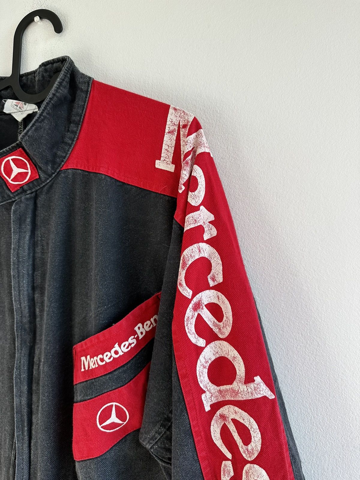 Mercedes-Benz Vintage 90s Mercedes Benz Racing Jumpsuit Overall Size US 33 - 4 Thumbnail